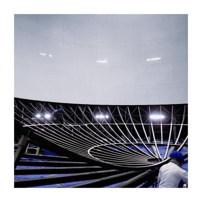 China Customized 3D Aluminum Steel Curved Fulldome Screen for sale