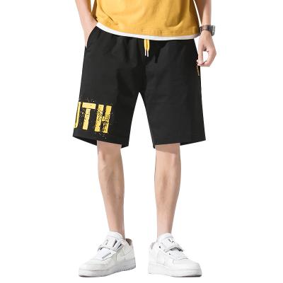 China Anti-wrinkle simple logo printing cotton shorts gym shorts simple logo printing cotton shorts for sale