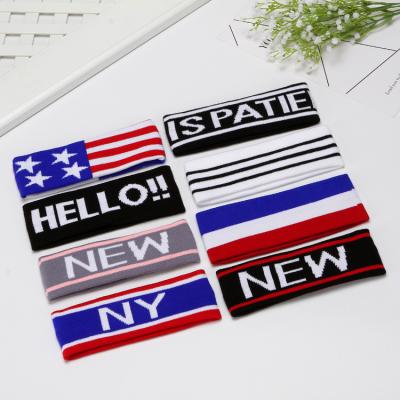 China European wholesale headband knit sports elastic yoga custom headband for men and women for sale