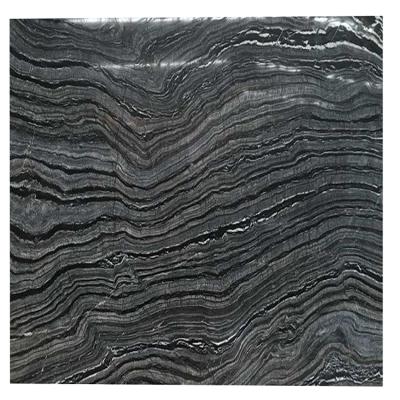 China Modern Cheap Chinese Antique Wooden Black Marble Polished Large Slabs And Tiles for sale