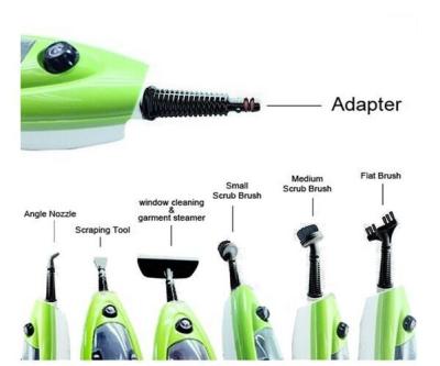 China Professional Car Manufacturer Supply 1500W CE ETL Approved 7 In 1 Multifunction Steam Mop for sale