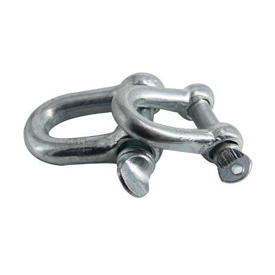 China Heavy Duty Stainless Steel Shackle Anchor Shape Heavy Industry Bow Hardware Rigging Fittings for sale