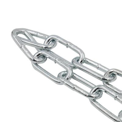 China Steel Lifting Chain 1.5mm Long Decoration Heat Resistant Link Chain Galvanized Link Chain for sale