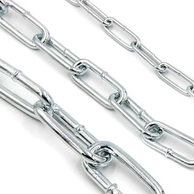 China Chinese manufacturers wholesale din763 20mm decoration chain galvanized long lifting chain chain for sale