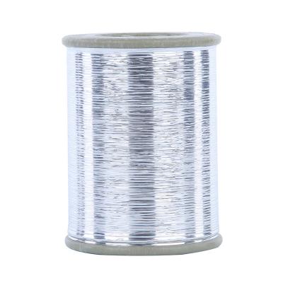 China Elastic for M Type High Quality PET Weaving Silver Metallic Thread for sale