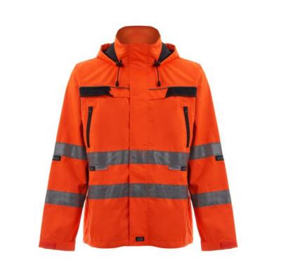 China Reflective Working Use Workwear Jackets Safety Work Uniform Force Work Wear Reflective Jackets Hi for sale