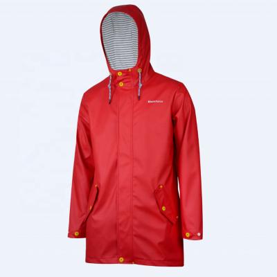 China 100% Waterproof New Design Hood Cuffs Raincoat Custom Adult Fashionable Rain Suits for sale