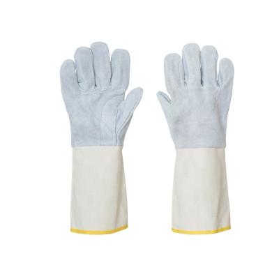 China Work Gloves Hand Protective Gloves Wholesale Safety Leather Gloves Factory Outdoor Winter Work Hand Wear Resistant Welding Leather Gloves for sale