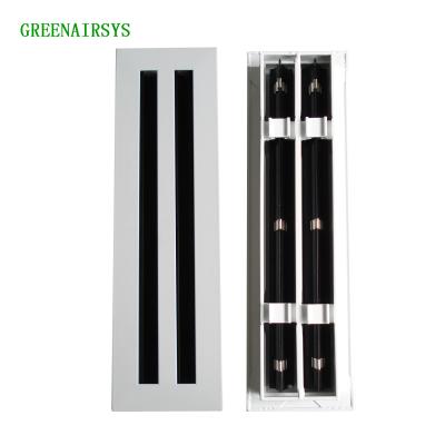 China Contemporary Aluminum Linear Split Air Diffuser Air Conditioning HVAC for sale