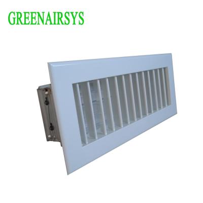 China Durable HVAC air grille with opposed blade damper, adjustable air vents for sale