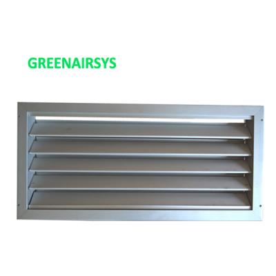 China The blades will blow open when the indoor pressure is greater than the outdoor HVAC system shutter fan duct grille for the outer wall for sale