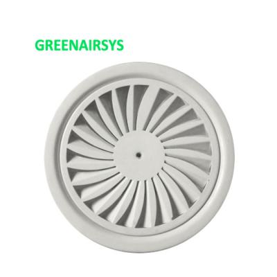 China Ceiling of Universal Used Ceiling Supply Aluminum Decorative Round Air Diffuser For HVAC System for sale