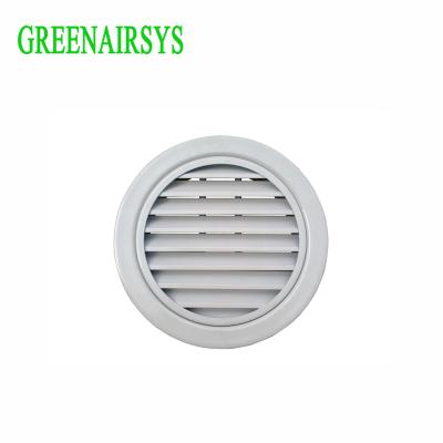 China Round Office Building Weather Proof Air Canopy , Air Conditioner Grille for sale