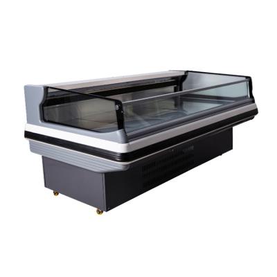 China Energy-saving Display Freezer Meat Seafood Fresh Meat Supermarket Cooling Refrigerated Display Cabinet for sale