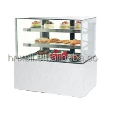 China Double-temperature supermarket cake refrigerator commercial air cooler industrial cake display cake refrigerator for sale