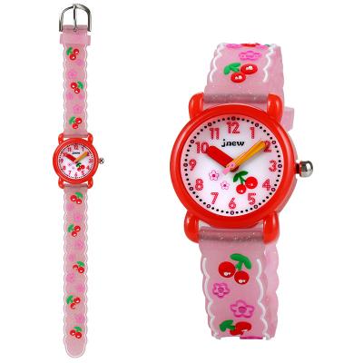 China Custom Watch Waterproof watch Red Cartoon Cherry pattern watches for girls new fashion for sale