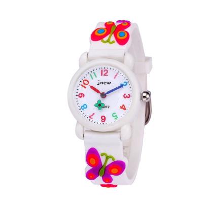 China Sports Children Cartoons Butterfly Pattern Waterproof Digital Kid Watch for sale