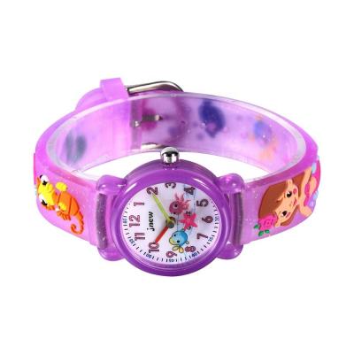 China 3D 3ATM Waterproof Latest Girl Fashion Pattern Cartoon Children Watch for sale