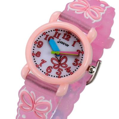 China 3ATM Waterproof 3D  Cartoon Butterfly Pattern  Digital Kids Watch Child for sale