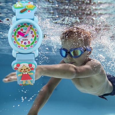 China Jnew Factory Wholesale Cartoon Children's Watch Waterproof Cute Time-conscious Quartz Watch Waterproof Student Kids Watch for sale