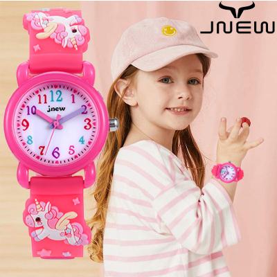 China JNEW 3D Children's Cartoon Watch Waterproof Quartz Watch Kids Watches Boys 5 To 6 Yrs for sale