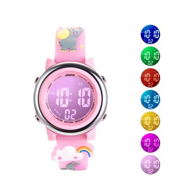 China Children's Outdoor With Luminous Alarm Stop Watch Children's Digital Sports Waterproof Kids Watches For Girls And Boys for sale