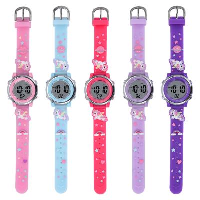 China Custom Wearable Devices Sport Cartoons Children Waterproof Watch Children's Digital Kids Water Resistant Watches Reloj For Boys for sale