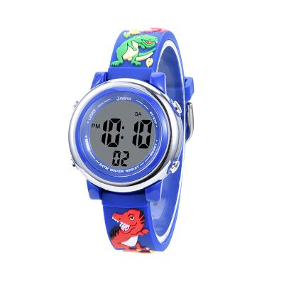 China Children's Digital LED Display Watch New Cartoon Girls Boys Cute Wrist Watch Waterproof Toy Hot Sale Children's Gifts for sale