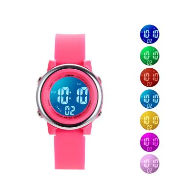 China Silicone Rubber Wrist Pop Watch Boys Girls Kids Gift Boys And Girls 8 Colors Choose Unisex For kids Watch for sale