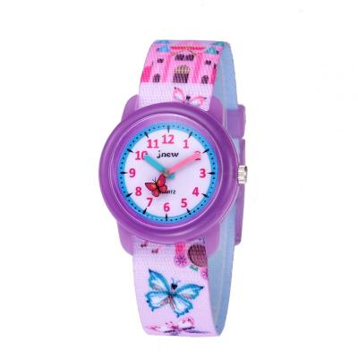 China Factory hot sale double color case 3ATM waterproof ladies ribbon watch for sale