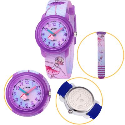 China Children Watch Factory 3atm Waterproof Ribbon Kids Wrist Watches for girls for sale