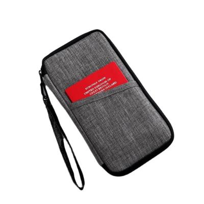 China Wholesale Waterproof All in One Credit Phone Cover Case Family Card Holder Travel Ticket Men Passport Document Organizer Wallet Travel for sale