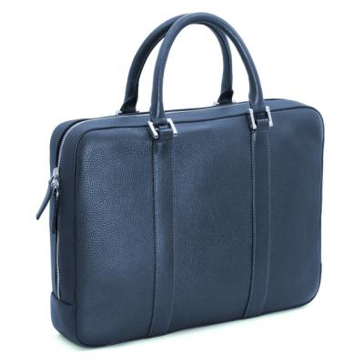 China Full grain multifunctional wholesale luxury genuine leather executive laptop bag business men notebook sleeve office purse real leather briefcase for sale