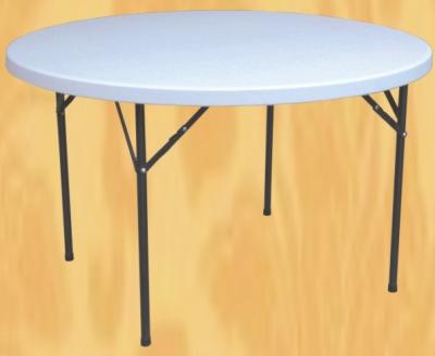 China sell 4 foot round folding banquet table/plastic foldable banquet table for sale