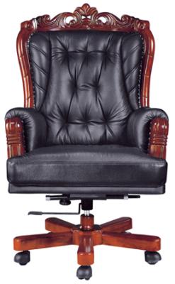 China luxury solid wood base office boss chair furniture for sale