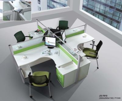 China 4 seat office partition workstation,4 seat office cubicle,#JO-7010 for sale