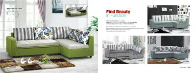 China multipurpose combination fabric sofa bed furniture,#LS-1035 for sale