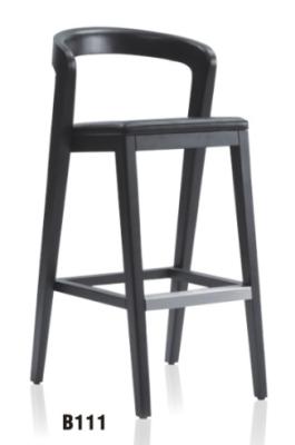 China North Europe style black wooden play bar stool furniture for sale