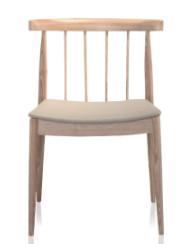 China smile side chair solid wood dining chair furniture for sale