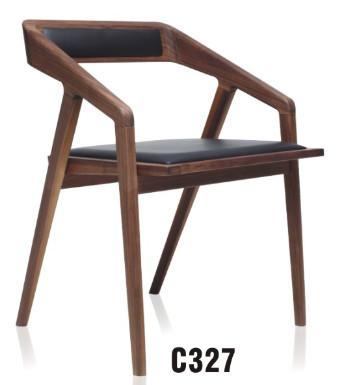 China Katakana Chair home modern solid wooden dining arm chair furniture for sale