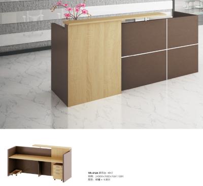 China office 2.4m melamine reception desk furniture for sale