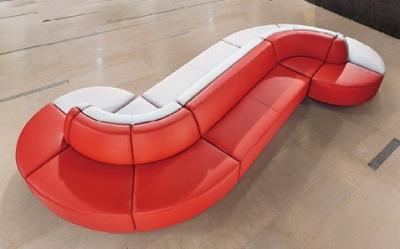 China S shape lobby room sofa/ club S shape lobby sofa for sale