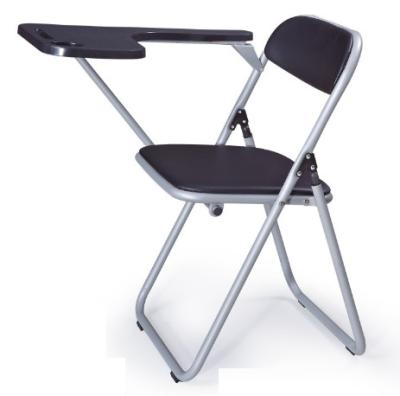 China foldable chair with tablet/foldable chair with writing board for sale