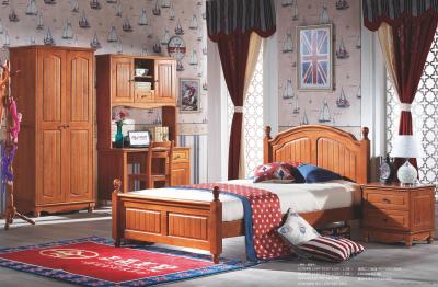 China youth wooden bed room set furniture for sale