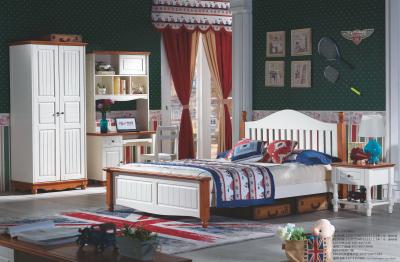 China teenagers solid wood 1.2m bed room set for sale