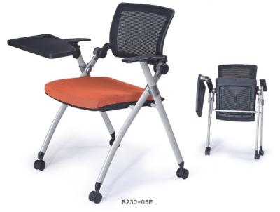 China commercial movable foldable chair with writing tablet for sale