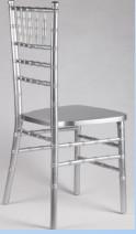 China Hotel Stronger Big Thick Legs Silver Color Solid Wood Chiavari Ballroom Chair for sale