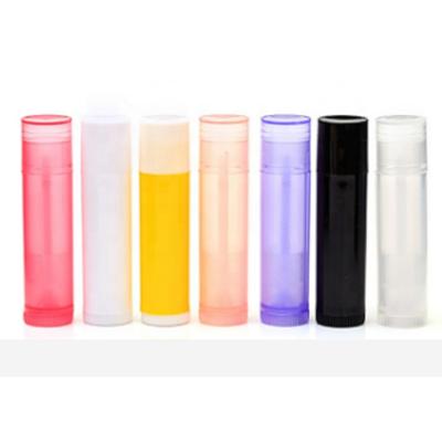 China Custom transparent empty plastic colorful cosmetic round liquid tube pp Mini Plastic China Supplier 5g lipstick tube for sale