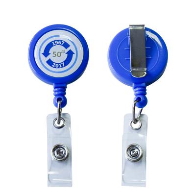 China ABS NO-Twist Badge Promotional Retractable Reel Customized Dome Card Reel Yo-yo for sale