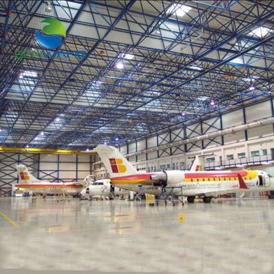 China Modern prefab aircraft hangar construction and modern design in china for sale